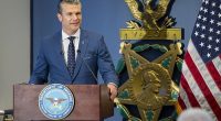 Defense Secretary Pete Hegseth (pictured) faces growing instability within his ranks, following the sudden departure of his chief of staff and an escalating scandal over a controversial Signal chat involving senior Trump-era officials