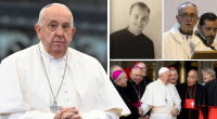 A compilation of images of Pope Francis through the years following his death aged 88 on April 21, 2025.