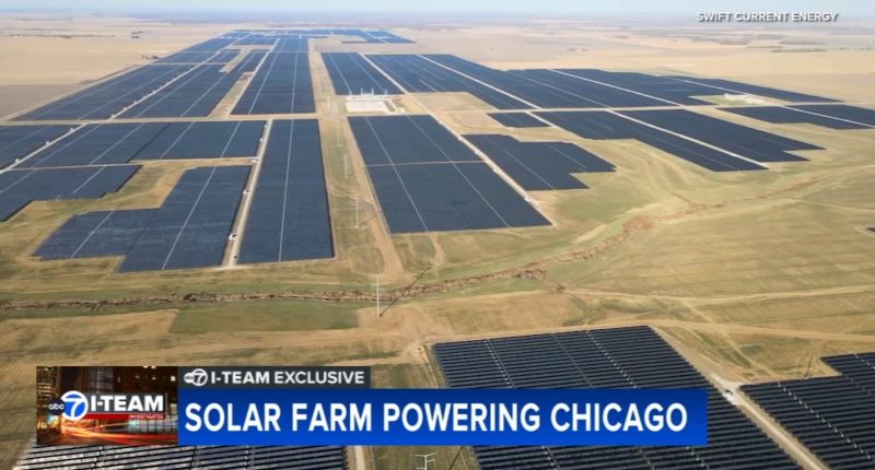 ABC7 I-Team gets exclusive 1st look at Swift Current Energy's massive Illinois solar energy farm powering Chicago