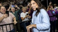 AOC compared to Kamala Harris after stunned rally watchers spot VERY embarrassing detail