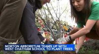 Arbor Day 2025: Morton Arboretum helps students plant trees at Ted Lenart Regional Gifted Center in West Chatham, Chicago