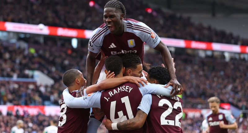 Aston Villa 4-1 Newcastle: Unai Emery's side pick up thumping victory in huge boost to hopes of qualifying for the Champions League next season