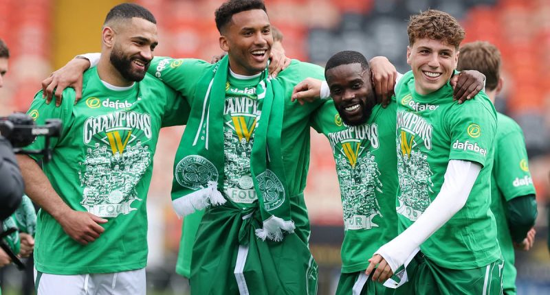 CELTIC: THE CHAMPIONS... Chasing pack didn't have a prayer after Parkhead thoroughbreds left them standing at the gate
