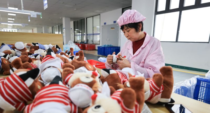 China's factory activity drops to a near two-year low in April as trade tariffs bite