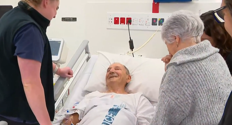 Elderly man hospitalised after 'disgusting' hit and run