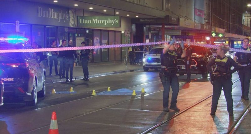 Gun found after man killed on popular Melbourne nightclub strip