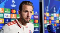 Harry Kane fights back tears in front of fans as England captain's career-long trophy drought stretches past 15 years with Bayern Munich's shock defeat