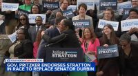Illinois Governor JB Pritzker endorses Lieutenant Governor Juliana Stratton for U.S. Senate after Senator Dick Durbin retires