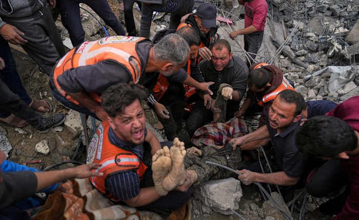 Israel intensifies strikes across Gaza on Palm Sunday and hits a hospital in the north
