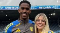 Leeds WAGs join their £110m Premier League promotion party as partners offer a peek inside champagne-soaked dressing room celebrations