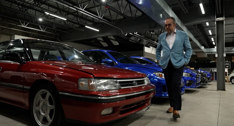 Love of Subarus is what makes this man's car collection so unique