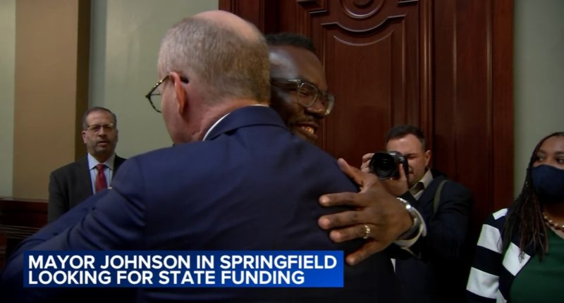 Mayor Brandon Johnson meets with Gov. JB Pritzker, others in Springfield, Illinois over funding requests for Chicago