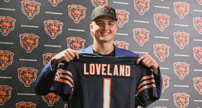 NFL Draft 2025: Chicago Bears stick to their plan, pick TE Colston Loveland 1st, but miss out on early running back, edge rusher