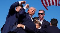 Picture of Trump after the assassination attempt displaces Obama portrait at the White House