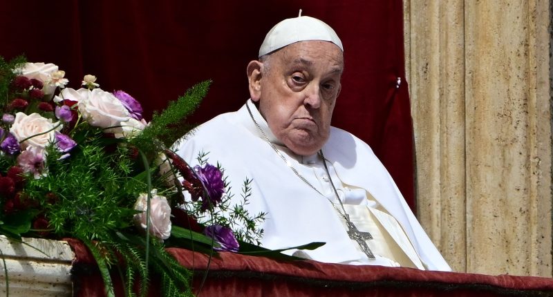 Pope Francis appears for Easter Sunday blessing after meeting JD Vance at Vatican