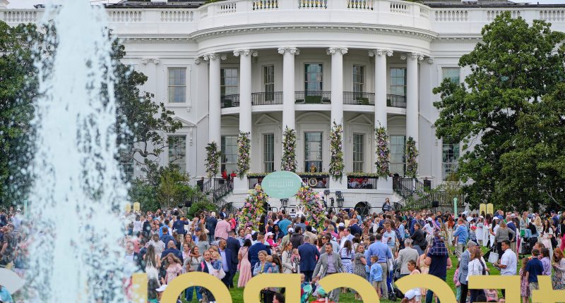 Thousands expected to attend the White House Easter Egg Roll, with the Trumps presiding