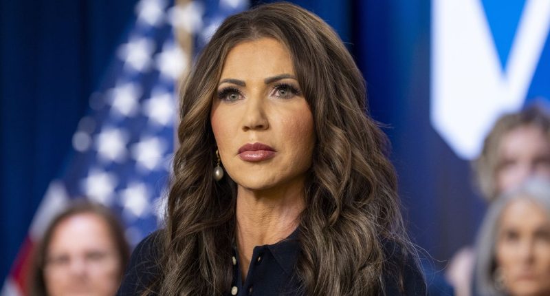 US Homeland Security Secretary Kristi Noem's bag stolen with $4700