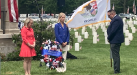 'Every stone here is a story': Fallen veterans honored at Camp Butler during Memorial Day ceremony
