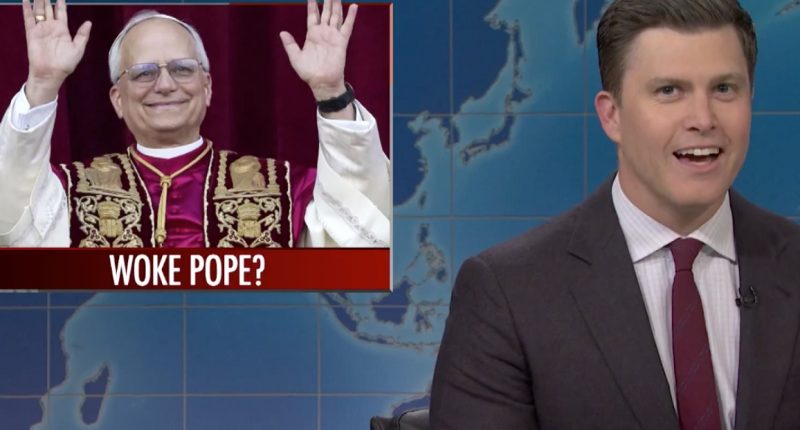 'SNL’ Weekend Update takes shots at the new Pope, AI Trump, and movie tariffs