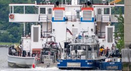1 dead in New York sewage-boat explosion on Hudson River
