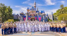 100 U.S. Navy Sailors and Marines given surprise day at Disneyland ahead of Memorial Day