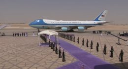 Saudi crown prince welcomes Trump to kingdom as US leader begins four-day Middle East tour