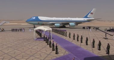 Saudi crown prince welcomes Trump to kingdom as US leader begins four-day Middle East tour