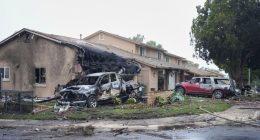 A music talent agency says 3 employees died on a plane that crashed into a San Diego neighborhood