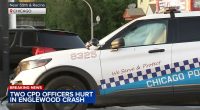 2 Chicago police officers, 2 young kids, driver injured in car crash on South Racine Avenue in Englewood, sources say