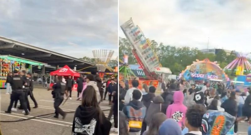 300 teens force shutdown of New Jersey carnival after TikTok-inspired meetup descends into chaos and spreads to nearby mall