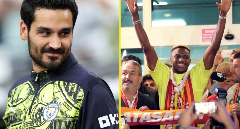 ‘Crazy’ – Ilkay Gundogan reacts to Victor Osimhen’s surprise switch as thousands of fans wait for him to arrive