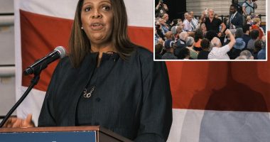 AG Tish James heckled over mortgage fraud case at town hall: 'Apologize to Donald Trump'