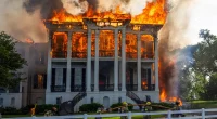 America's largest remaining antebellum mansion burns down in devastating fire