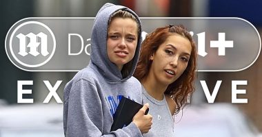 Angelina Jolie's daughter Shiloh gets cozy with dancer in grungy PDA