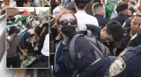 Anti-Israel mob descends on Brooklyn College in NYC as agitators brawl with police, get tased
