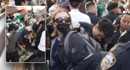 Anti-Israel mob descends on Brooklyn College in NYC as agitators brawl with police, get tased