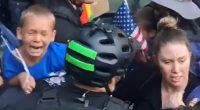 Antifa mob berates a CHILD in shocking footage