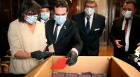 Officials examining Nazi documents found in Argentina's Supreme Court.