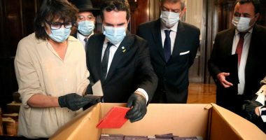 Officials examining Nazi documents found in Argentina's Supreme Court.