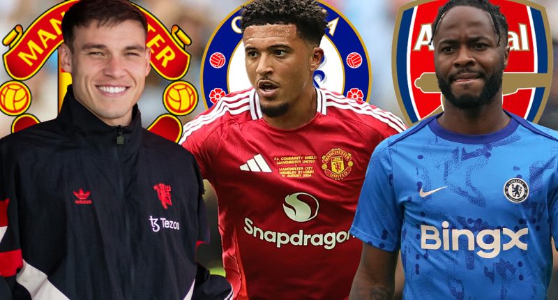 Arsenal, Chelsea and Manchester United all deadline day winners as Jadon Sancho and Raheem Sterling headline blockbuster arrivals