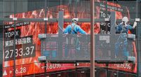 Asian stocks rise and oil prices slip after Treasury yields ease