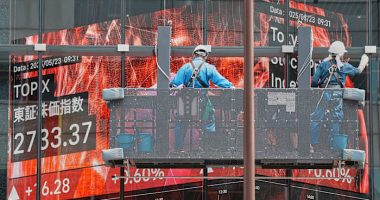 Asian stocks rise and oil prices slip after Treasury yields ease