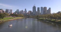 Mï»¿elbourne is experiencing an unusually warm spell this month, but it could all be over sooner rather than later.
