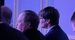 Bill Belichick sits with Jordon Hudson's dad at beauty pageant