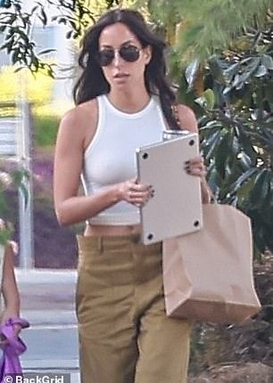 Brad Pitt is 'back in the arms' of his lady love Ines de Ramon. She is seen in LA on Thursday