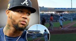 Braves' Ronald Acuna Jr. crushes home run in first rehab game