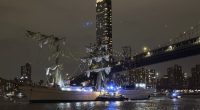 Breaking: Tall Ship Crashes Into Brooklyn Bridge, Multiple People Injured