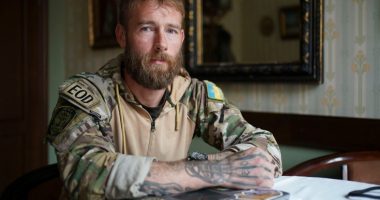 Portrait of a British bomb disposal expert.