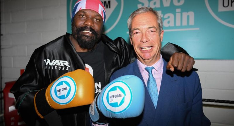 British boxing great lines up fight to become Reform Mayor of London after friendship with Nigel Farage