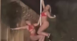 'British' pole dancers hold photoshoot at historic Greek monument